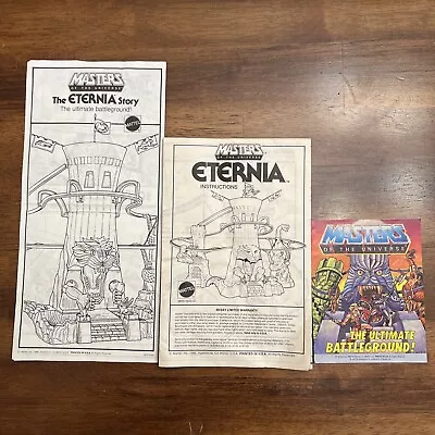 Eternia Playset Instructions Eternia Story And Ultimate Battleground Mini Comic • $250