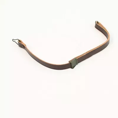 £12.50 • Buy American WW2 Replica M1 Helmet Liner Leather Chinstrap. Dark Brown AG1182