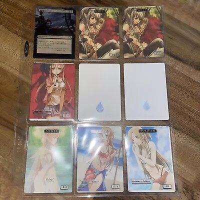 MTG Altered Art Custom Anime Full Art Ship In Clear Sleeve Lot Of Unfinished!! • $24.99