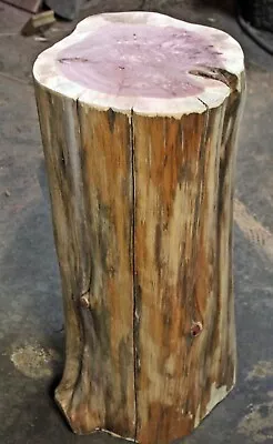 Red Cedar Stump Side End Table Lodge 29  X 13  By 13  Wood Accent Garden House • $175