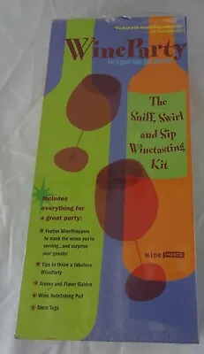 $9.99 • Buy Winetasting KIT Wine Tasting Sniff, Swirl & Sip NEW For Wine Party By Smarts Co