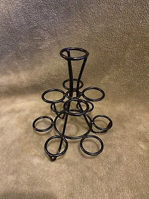 Easter Egg Display Tree Holder  - Tabletop Kitchen Countertop Rack - Black Metal • $10