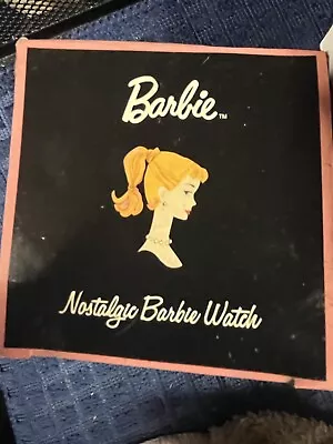 BARBIE Nostalgic 2002 Avon W/Box & Tin LADIES WATCH • $7.37