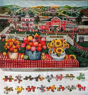 Vintage Nostalgic Springbok  The Garden Inn  500 Piece Jigsaw Puzzle! • $17.99