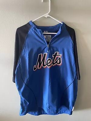 Mets Game Used Windbreaker Majestic Cool Base #58 • $49.99