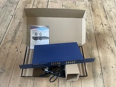 NETGEAR ProSafe Jgs516 16 Port 1000 Mbps Gigabit Switch - Rackmount • £35