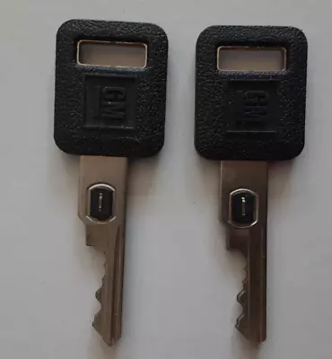 GM Car Keys Set Of 2 Vintage Used Old GM Keys • $5