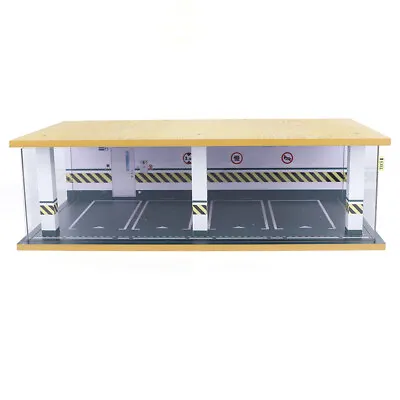 Display Case For Cars Acylic Cover And LED Lighting For 1/24 Scale Diecast Car • $48