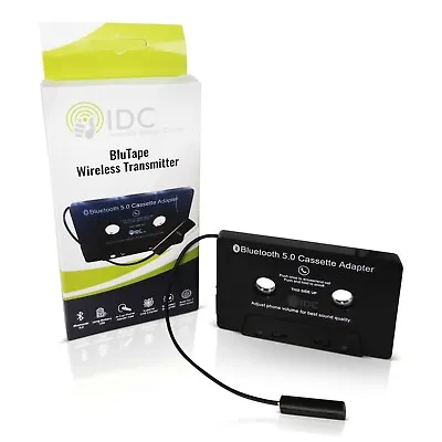 Bluetooth Music Audio Receiver Cassette Player Adapter Adaptor Dongle 4 Car Van  • £17.49