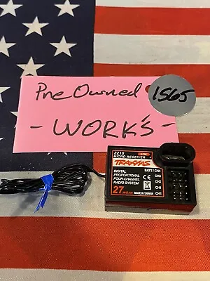 Traxxas 2216  •4Channel•27mhz•AM•Micro Receiver PreOwned / Works USA Shipped • $32