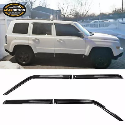 $31.98 • Buy Fits 07-18 Jeep Patriot Window Visors Rain Sun Guard Vent 4Pc Set