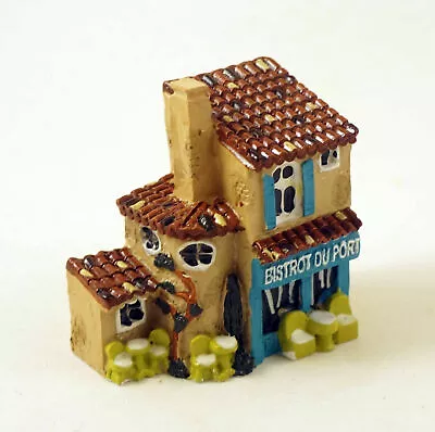 New J Carlton By Gault MIniature French Bistrot Du Port Provence Building • $64.99