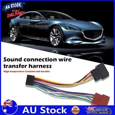 AU Car Stereo Radio 16 Pin ISO Wiring Harness Loom Connector For KENWOOD Head Un • $8.69