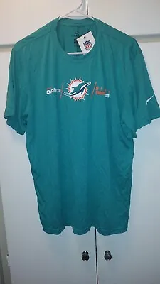 New Nfl Nike Dri-fit Tee- Shirt Miami Dolphins Size Xl United As Dolphins  • $32.50