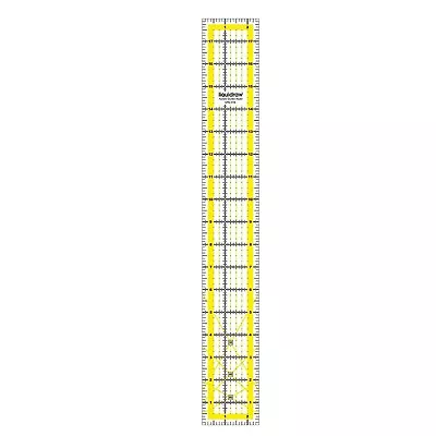 Liquidraw Quilting Ruler 2.5 X 18  Acrylic Imperial Patchwork Rectangle Template • £9.99