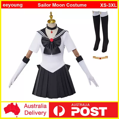 Sailor Moon Pluto Sailormoon Costume Uniform Cosplay Halloween Fancy Dress Up • $68.99