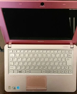 $168 • Buy SONY VAIO VPCW119XJ Windows XP Pink Atom N280 Laptop PC