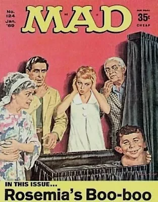 MAD #124 VG Fold-in Is Folded EC Magazine 1969 Stock Image • $6