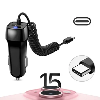 USB Port Fast Car Charger Adapter For IPhone 15 Pro Max/15 Plus/15 Pro • $5.49