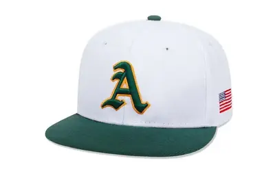 Oakland Athletics A's Hat. Embroidered AWESOME Snap Back Wide Flat Bill. NEW! • $14.99