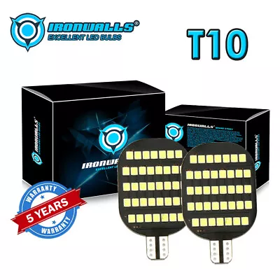 IRONWALLS T10 921 168 RV Camper 38-SMD LED Width/Reading Bright Light 9-24V Bulb • $7.22