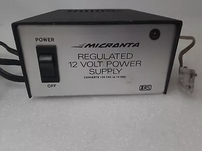 Vintage Micronta Regulated 12 Volt Power Supply #22-124 13.8VDC-2.5A • $25.50