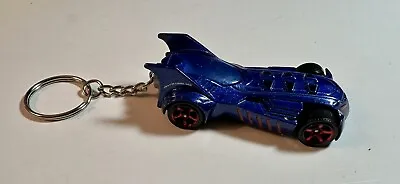 1/64 Matchbox (2011) Batmobile (Blue) MBX City Custom Keychain (FC1) • $13.99