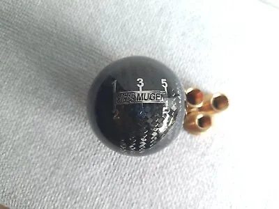 MUGEN CARBON 5SP Gear Knob HONDA CIVIC TYPE R ACURA DELSOL ACCORD LX SI INTEGRA • $26.95