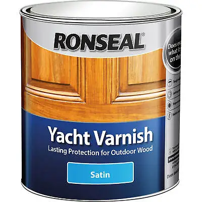 £16.95 • Buy Ronseal Exterior Yacht Varnish Satin 250ml