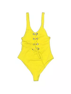 Mara Hoffman Women Yellow One Piece Swimsuit S • $54.74