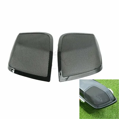 5 X7  Saddlebag Lid Speaker Grills Fit For Harley Touring Road Glide 2014-2023 • $34.99