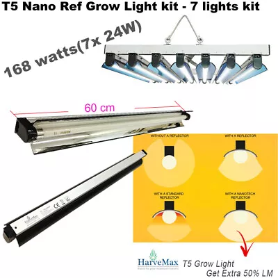 Professional Nano T5 Propagation Grow Light 7x24W Hydroponics Indoor Grow Lights • $380