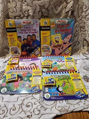 Leap Frog-My First LeapPad- Lot Of 6 Games & Books Thomas Dora SpongeBob Wiggles • $20