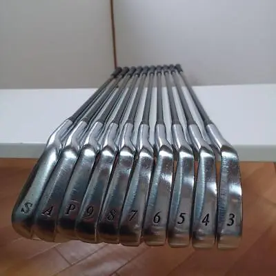 Miura Giken PRGR DATA801 Set Of 10 Irons DATE095 M-43 Flex S Iron Set • $278.88