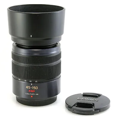 Panasonic Lumix OIS G Vario 45-150mm F4-5.6 Zoom Lens - M4/3 Mount - UK Seller • £119