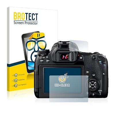 Canon EOS 77D  2 X BROTECT® HD-Clear Screen Protector Hard-coated • $29.44