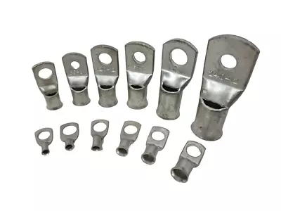 £2.29 • Buy Copper Tube Terminals Terminal Battery Welding Ring Crimp Cable Lugs (All Sizes)