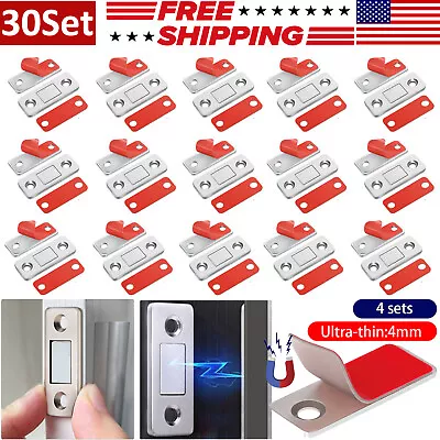 Ultra-thin Invisible Punch-Free Strong Magnetic Door Cabinet Closer Stoppers Lot • $5.22