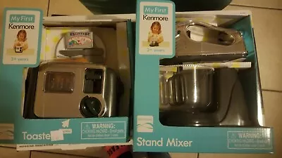 NEW Kenmore My First Stand Mixer & Toaster Electronic Kitchen Play Pretend Toy  • $30