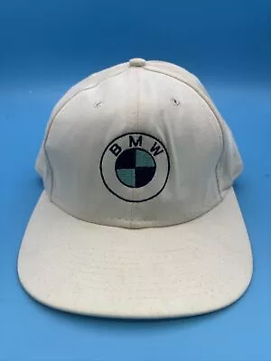 Vintage Sportcap SnapBack White BMW  Logo Cap Hat  • $21.20