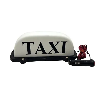 $22.99 • Buy TAXI Sign Top Light Dome Roof Adsorption With 12V Car Power Socket Cord Drivers