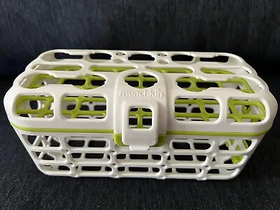 Munchkin Bottle Drying Rack And Dishwasher Basket - White And Green  • $14.99