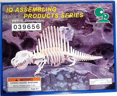 Dimetrodon Wooden Dinosaur 3-D Model Kit • $24.99