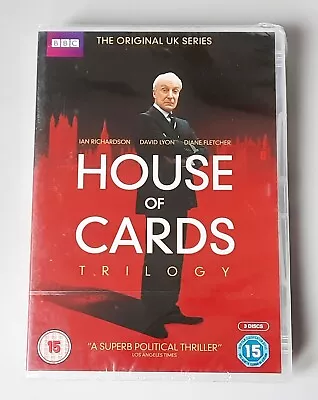 House Of Cards Trilogy 3 DVD Set: To Play The King Final Cut: BBC: New & Sealed • £9.79