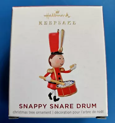 NEW Hallmark SNAPPY SNARE DRUM 2021 Marching Band Drummer Miniature Ornament NIB • $7.94