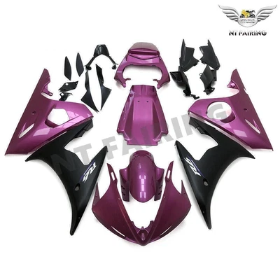 $499.99 • Buy FT Fairing Fit For YAMAHA 03-05 YZF R6 & 06-09 R6S Injection Purple Black M070