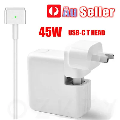 New 45W Charger T-type Adapter For MacBook Air 11 13 A1436 A1465 A1466 AUS • $23.78