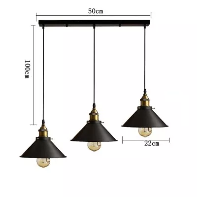 Vintage Industrial Ceiling Light Pendant Lights Fixture Hanging Lamp Home Decor • $67.95