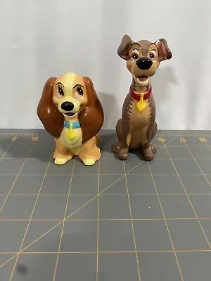 Disney Vintage Lady And The Tramp Ceramic Figurines • $10.99