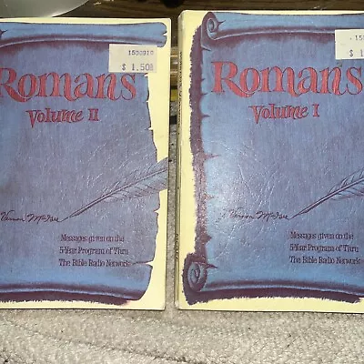  Romans Vol 1 & 2  J.Vernon McGee Vtg 1976 1st Edition Paperback Collectible • $6.08